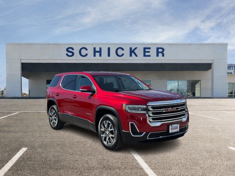 Volcanic Red Tintcoat 2023 GMC Acadia SUV / Crossover Front-Wheel Drive 9-Speed Automatic