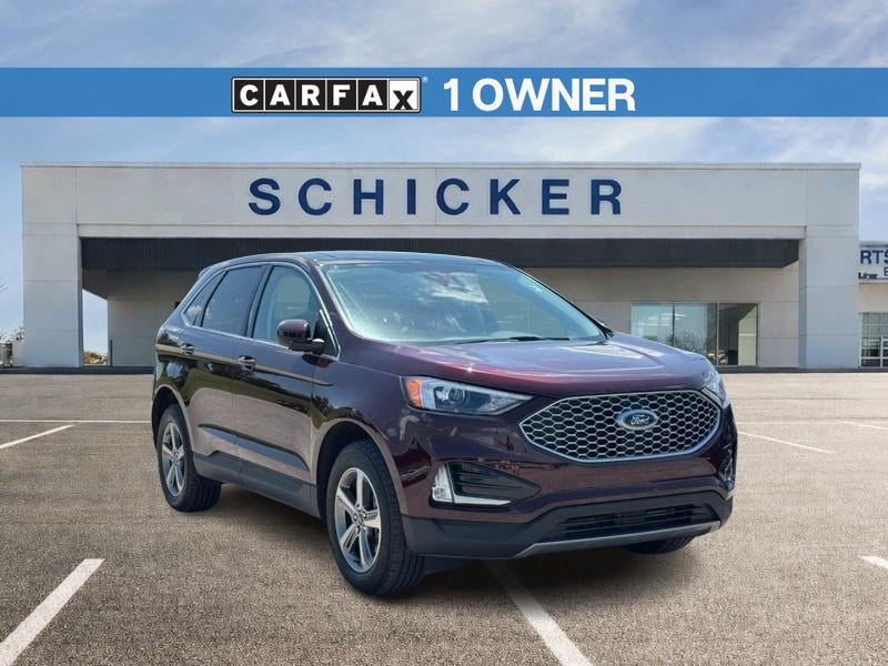 Red (Burgundy Velvet Metallic Tinted Clearcoat) 2023 Ford Edge SEL AWD SUV / Crossover All-Wheel Drive 8-Speed Automatic