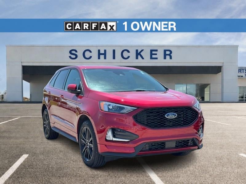 Rapid Red Metallic Tinted Clearcoat 2023 Ford Edge ST Line AWD SUV / Crossover All-Wheel Drive 8-Speed Automatic