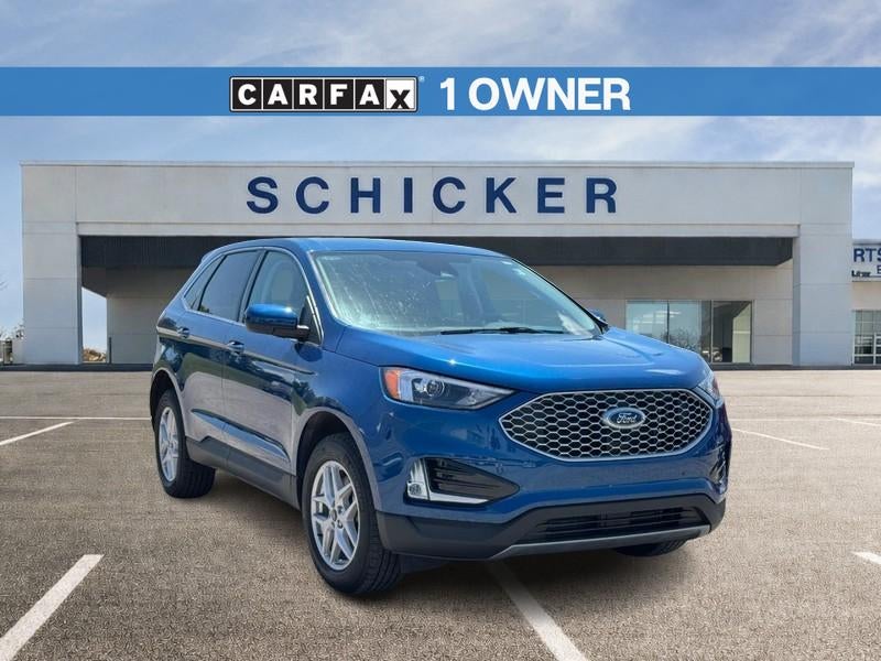 Atlas Blue Metallic 2023 Ford Edge SUV / Crossover All-Wheel Drive 8-Speed Automatic