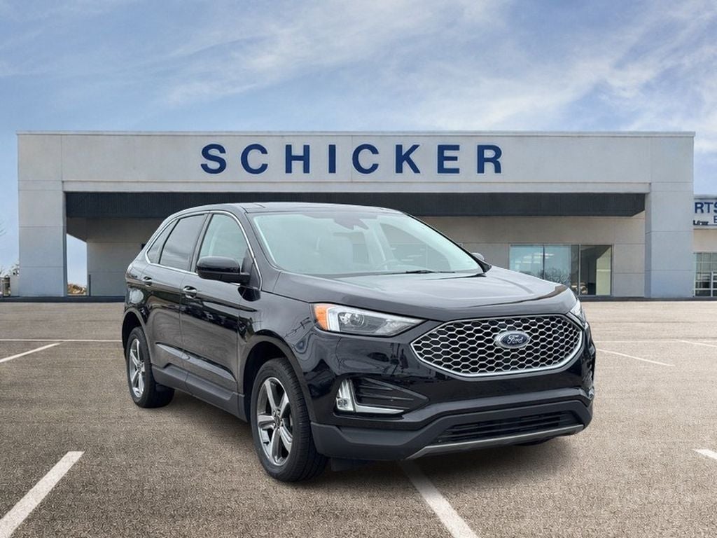 Agate Black Metallic 2024 Ford Edge SUV / Crossover All-Wheel Drive 8-Speed Automatic