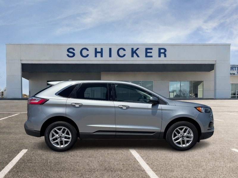 Iconic Silver Metallic 2023 Ford Edge SUV / Crossover All-Wheel Drive 8-Speed Automatic