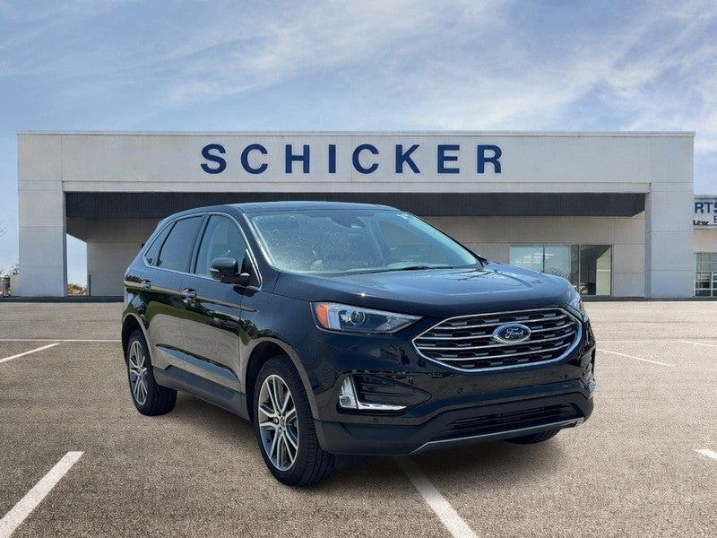 Agate Black Metallic 2024 Ford Edge SUV / Crossover All-Wheel Drive 8-Speed Automatic