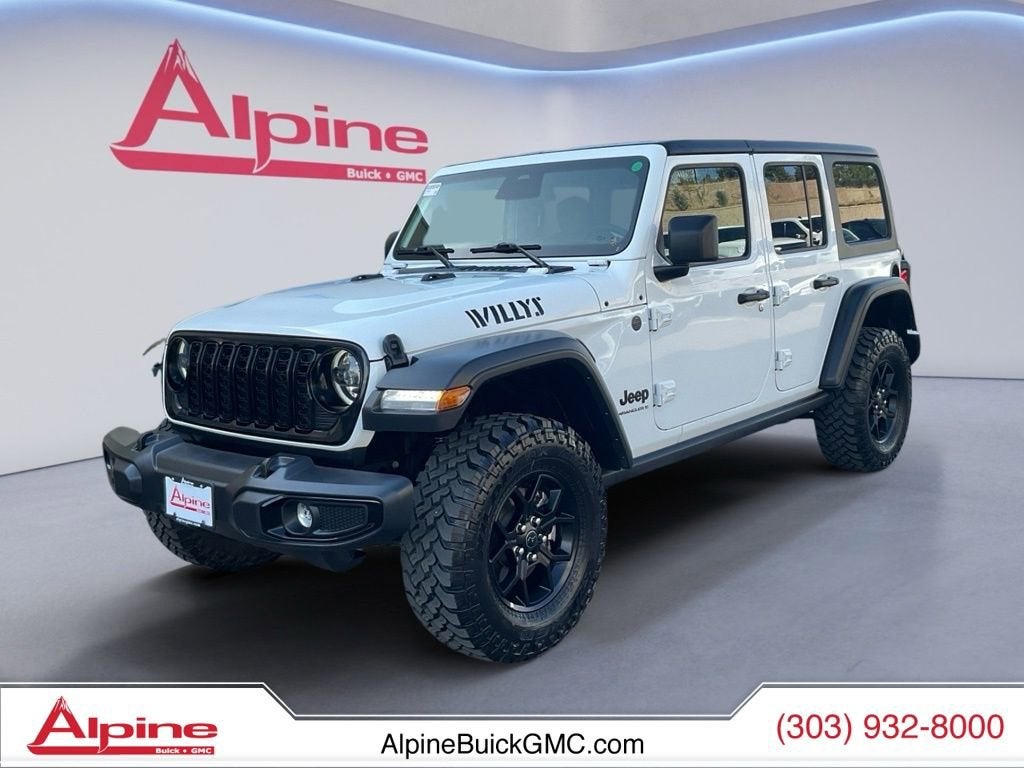 White 2025 Jeep Wrangler SUV / Crossover Four-Wheel Drive 