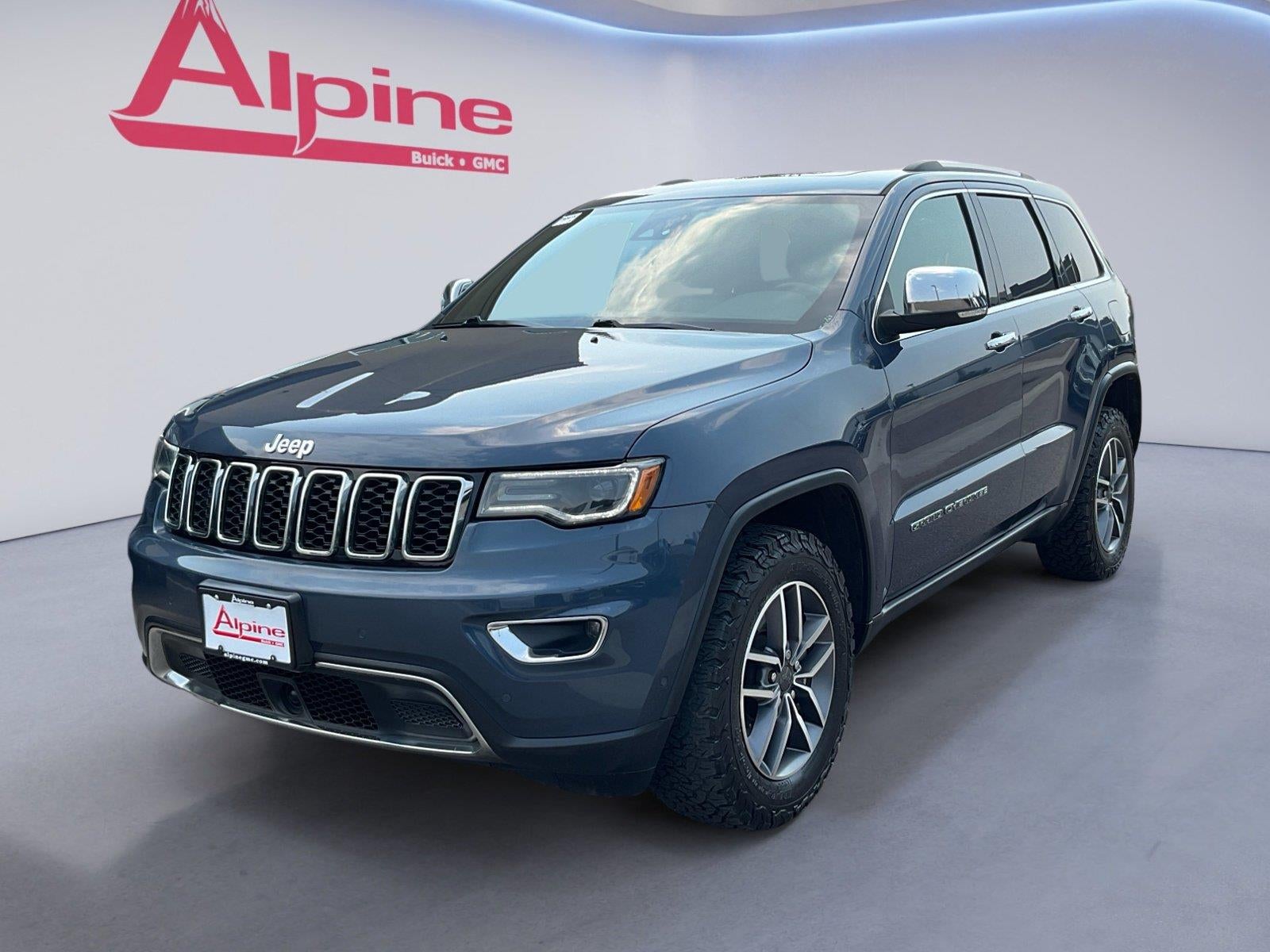 Blue 2021 Jeep Grand Cherokee SUV / Crossover Four-Wheel Drive 8-Speed Automatic