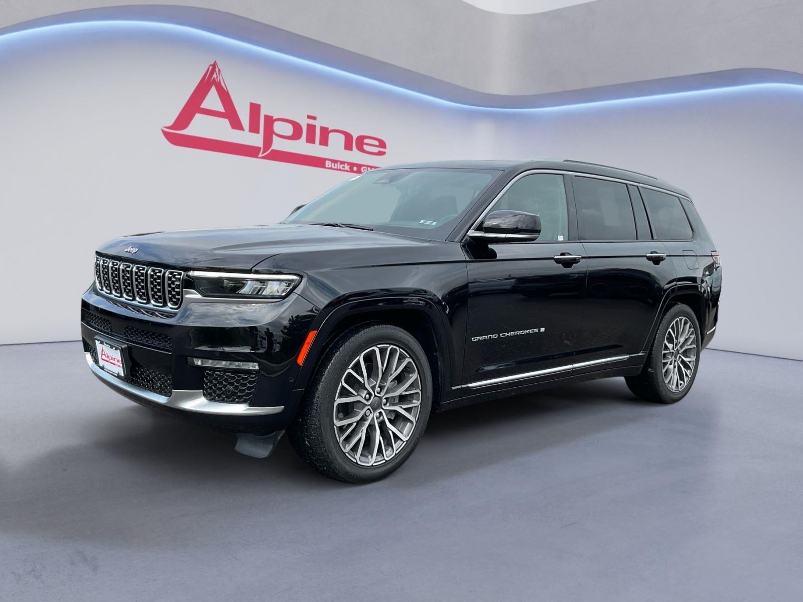 Black 2022 Jeep Grand Cherokee L SUV / Crossover Four-Wheel Drive 8-Speed Automatic