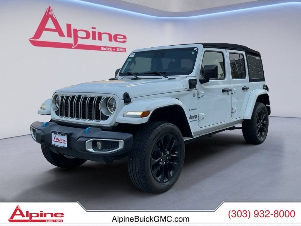 White 2024 Jeep Wrangler 4xe SUV / Crossover Four-Wheel Drive 8-Speed Automatic