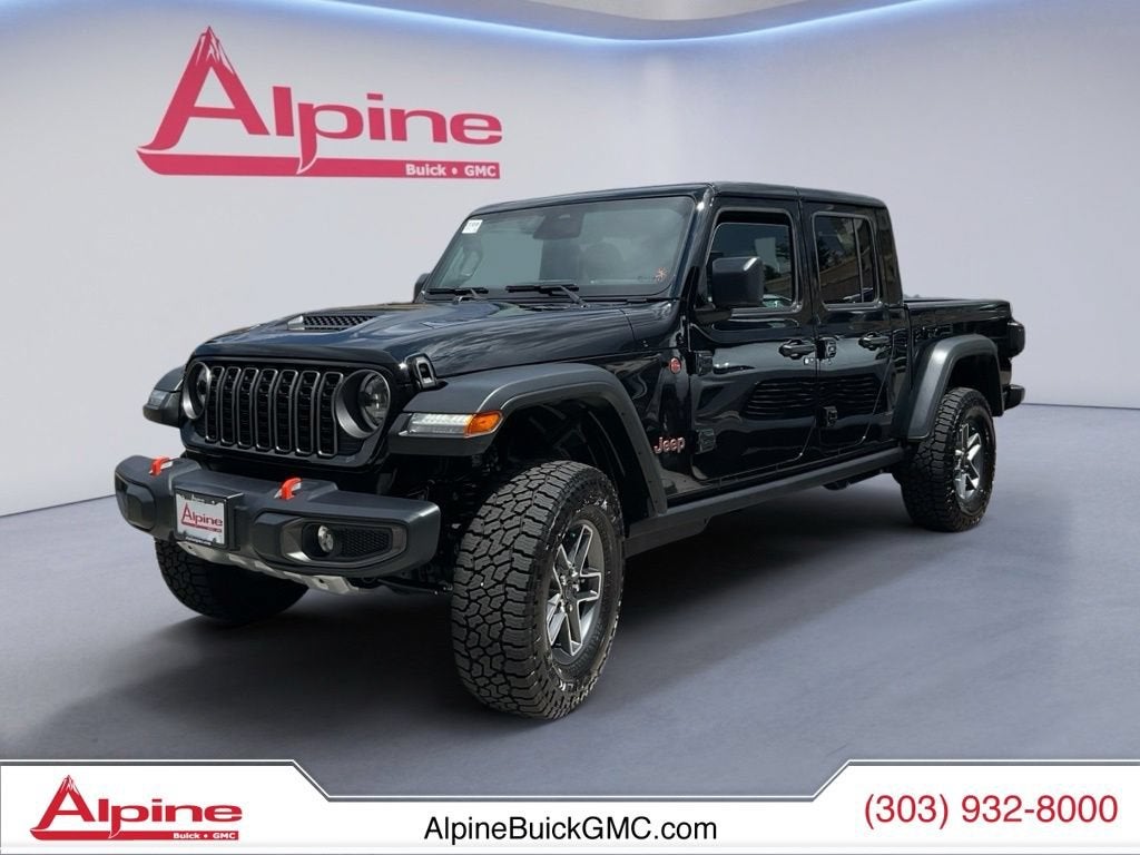 Black 2026 Jeep Gladiator Pickup Truck Four-Wheel Drive Automatic