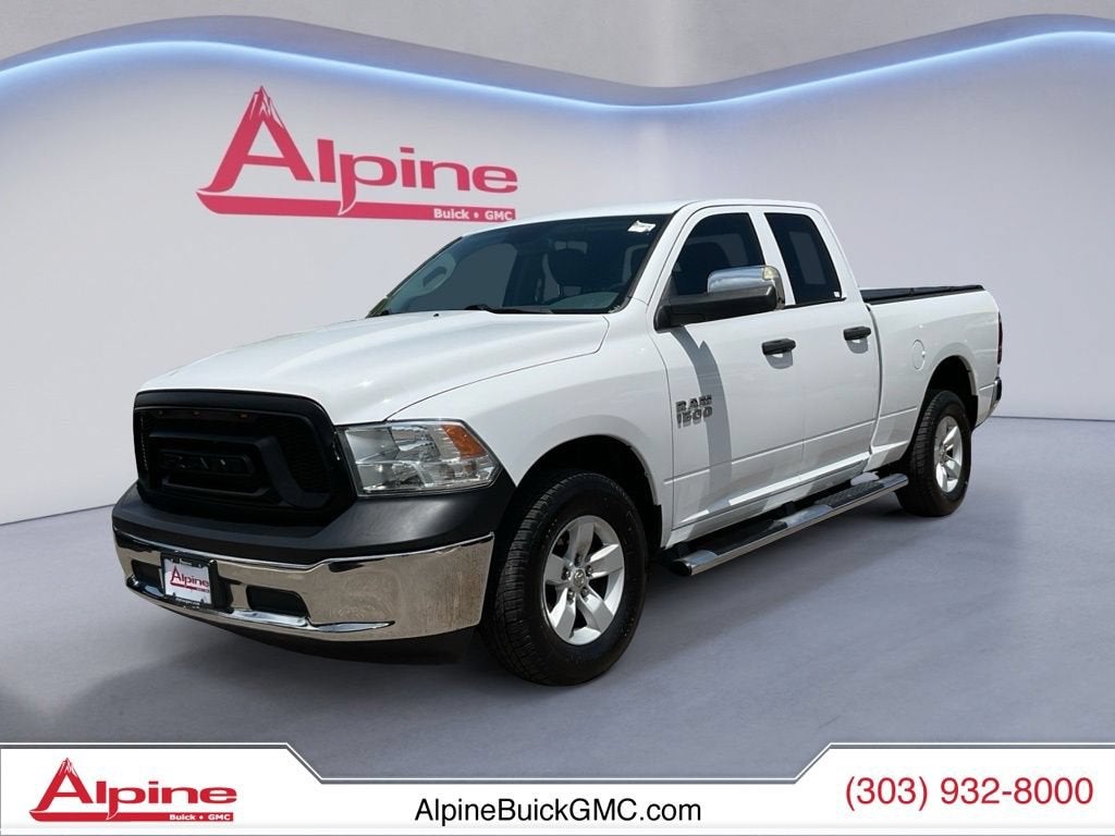White 2018 RAM 1500 Pickup Truck Four-Wheel Drive 