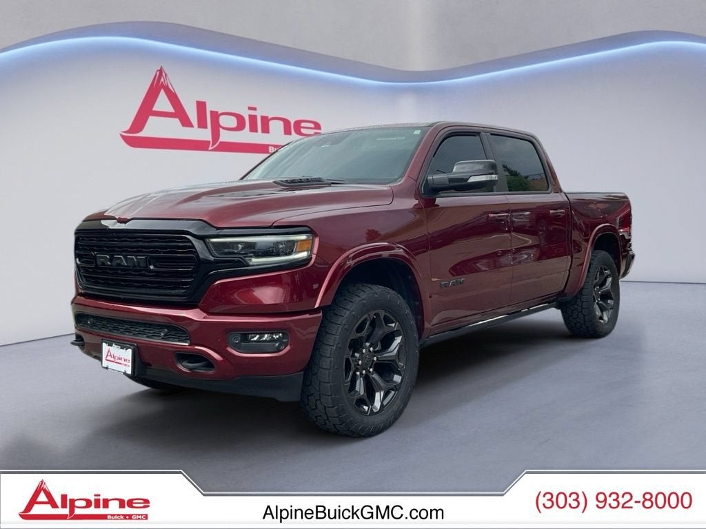 Red 2022 RAM 1500 Pickup Truck Four-Wheel Drive Automatic