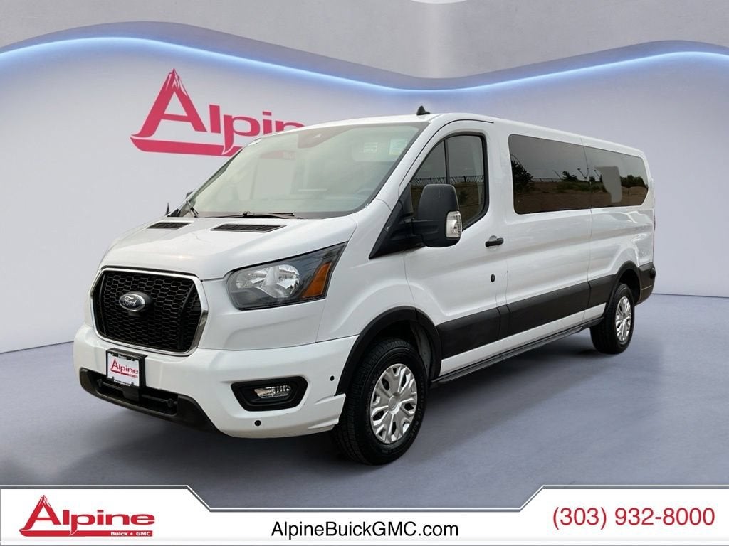 White 2024 Ford Transit Passenger Van Rear-Wheel Drive Automatic