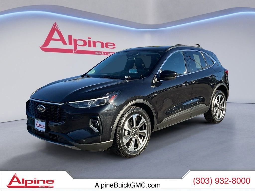 Black 2023 Ford Escape Hybrid Platinum AWD SUV / Crossover All-Wheel Drive Automatic