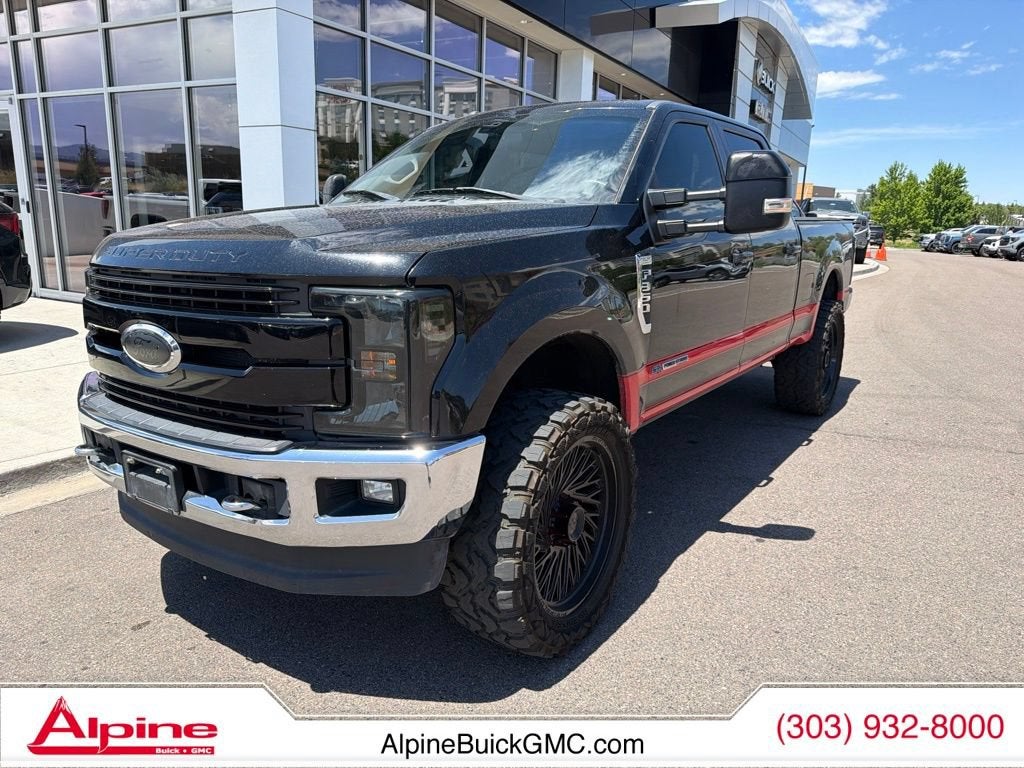 Black 2017 Ford F-350 Super Duty Pickup Truck Four-Wheel Drive 