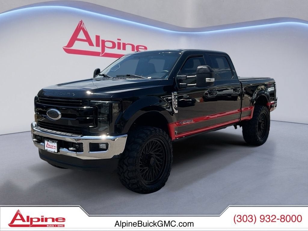 Black 2017 Ford F-350 Super Duty Pickup Truck Four-Wheel Drive 