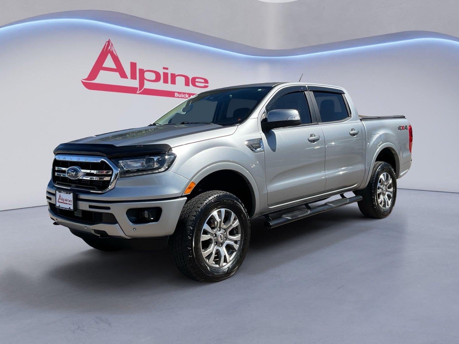 Silver 2020 Ford Ranger Pickup Truck Four-Wheel Drive Automatic