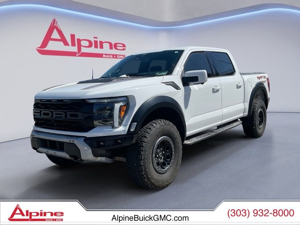 White 2024 Ford F-150 Pickup Truck Four-Wheel Drive Automatic