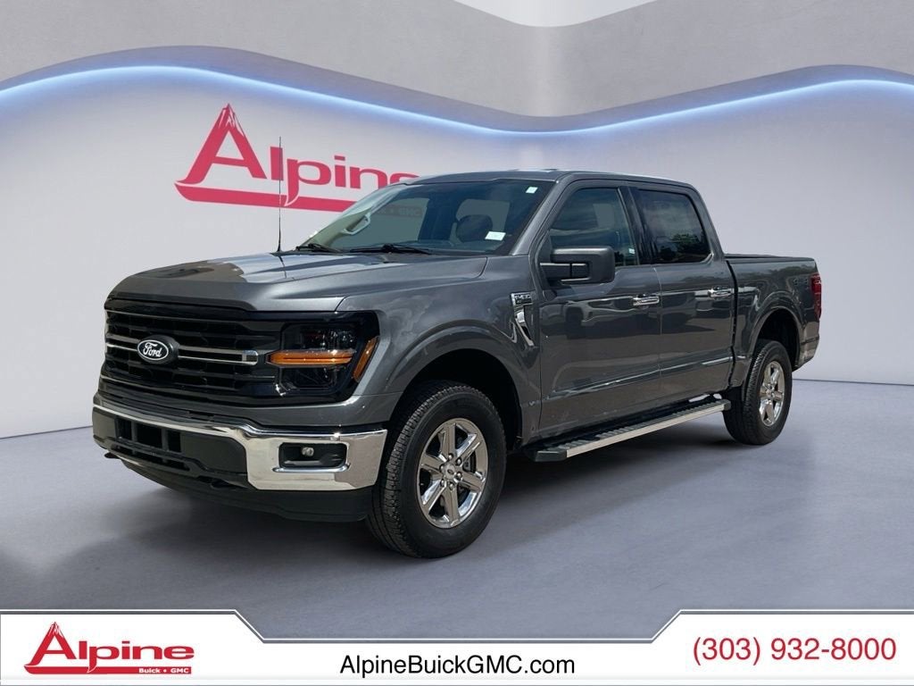 Gray 2025 Ford F-150 Pickup Truck Four-Wheel Drive Automatic