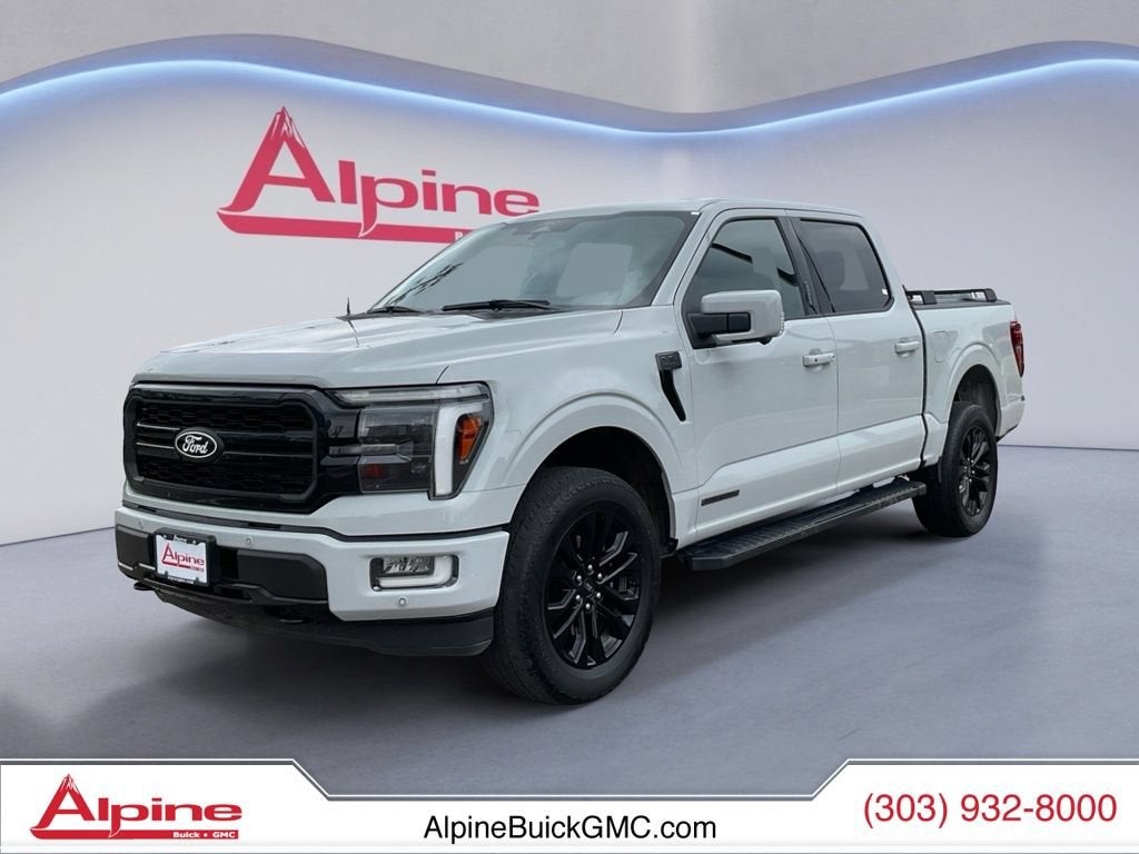 Gray 2024 Ford F-150 Pickup Truck Four-Wheel Drive 