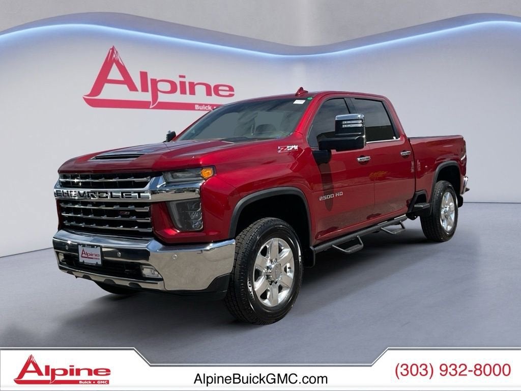 Cajun Red Tintcoat 2020 Chevrolet Silverado 2500HD LTZ Crew Cab 4WD Pickup Truck Four-Wheel Drive Automatic