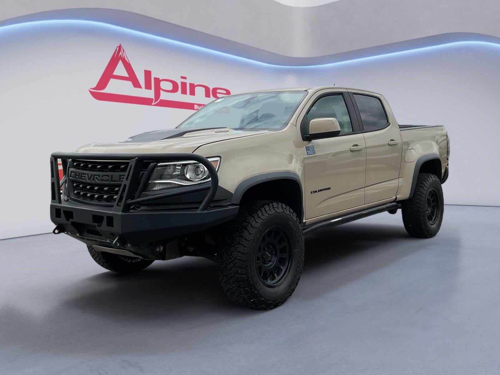 Brown (Tan) 2021 Chevrolet Colorado Pickup Truck Four-Wheel Drive Automatic