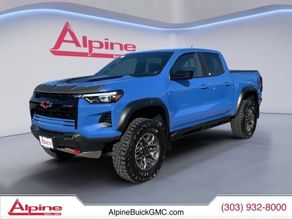Reef Blue Metallic 2026 Chevrolet Colorado Pickup Truck Four-Wheel Drive Automatic