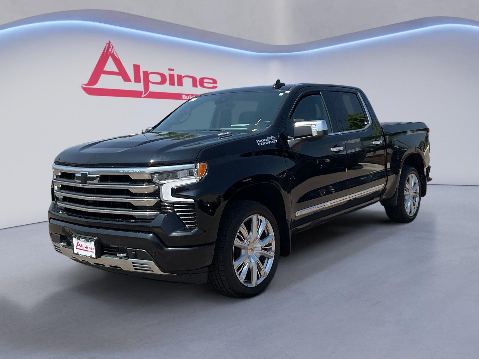 Black 2024 Chevrolet Silverado 1500 Pickup Truck Four-Wheel Drive Automatic