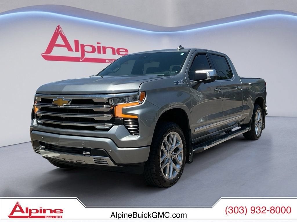 Sterling Gray Metallic 2023 Chevrolet Silverado 1500 Pickup Truck Four-Wheel Drive Automatic