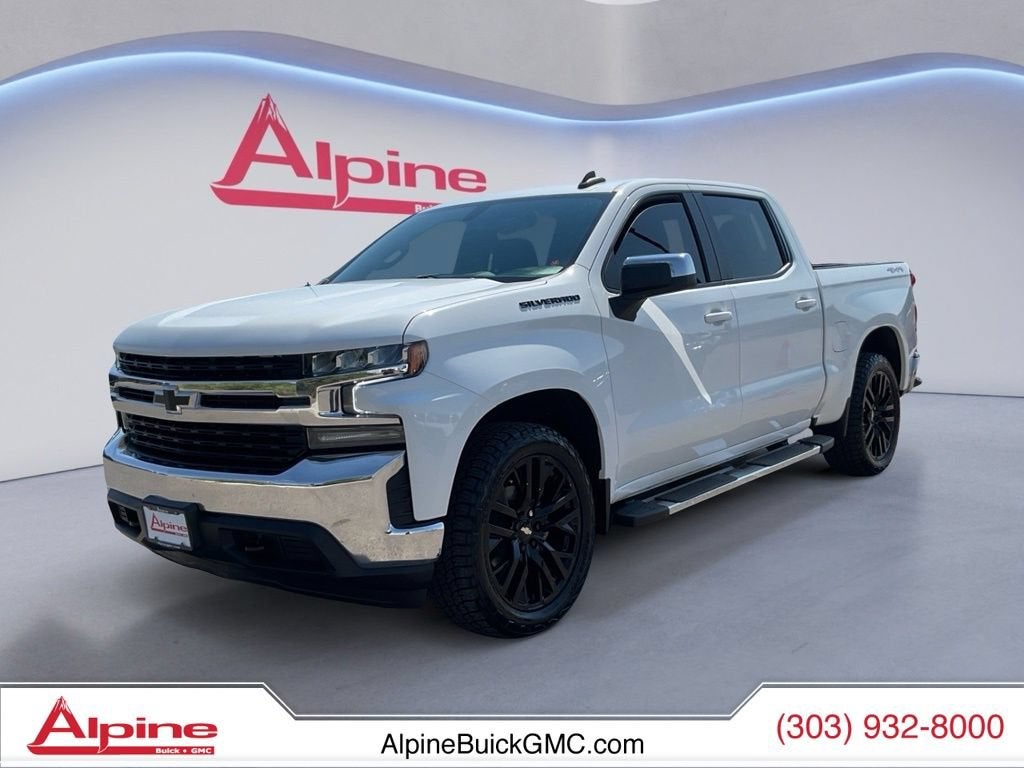 Summit White 2021 Chevrolet Silverado 1500 Pickup Truck Four-Wheel Drive Automatic