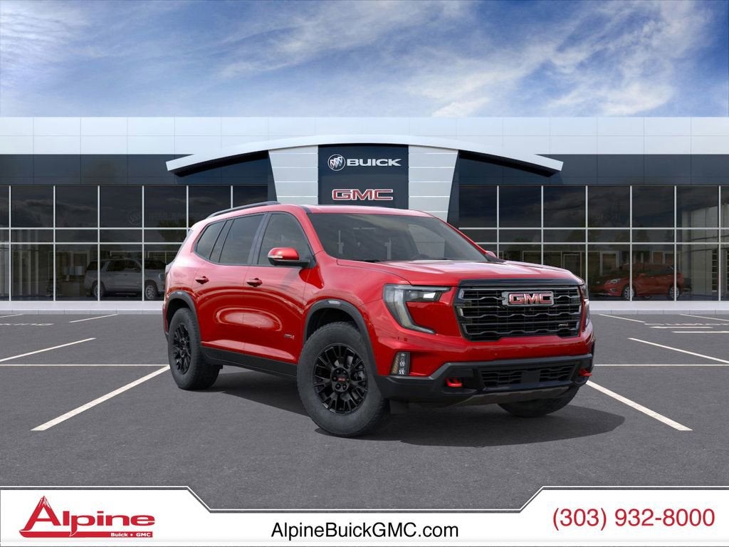 Volcanic Red Tintcoat 2026 GMC Acadia SUV / Crossover Four-Wheel Drive Automatic