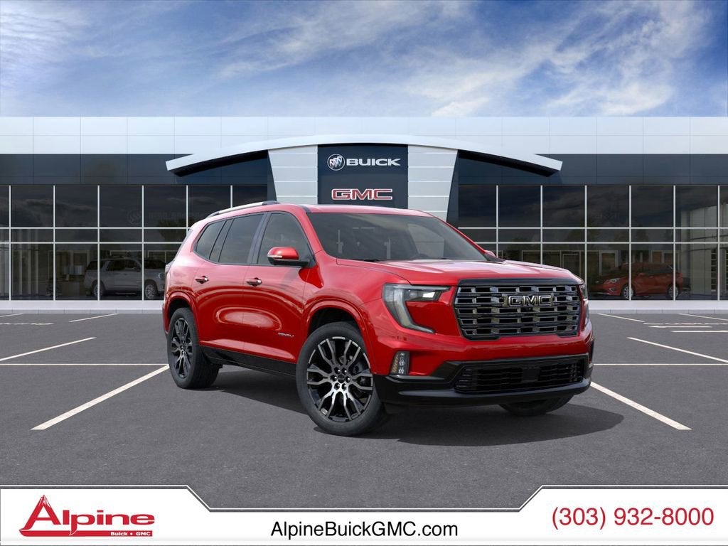 Volcanic Red Tintcoat 2026 GMC Acadia Denali Ultimate AWD SUV / Crossover Four-Wheel Drive Automatic