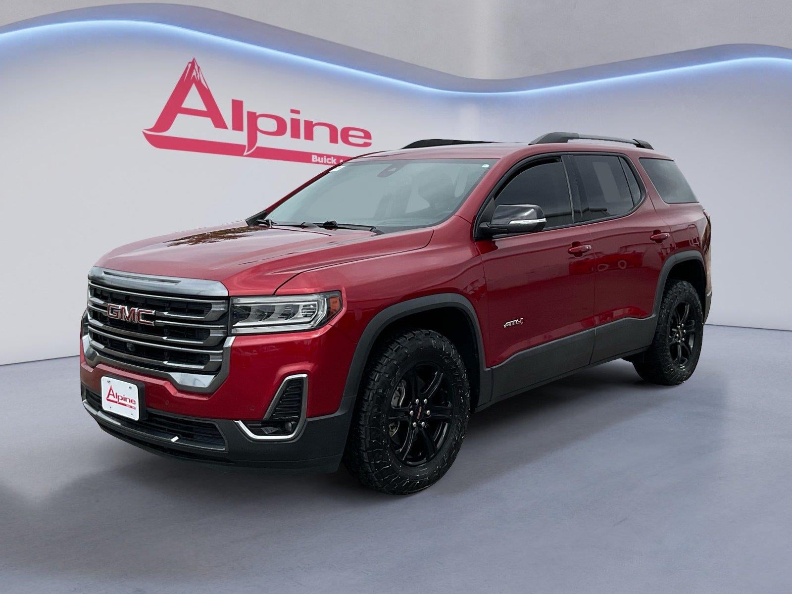 Red 2022 GMC Acadia SUV / Crossover Four-Wheel Drive Automatic
