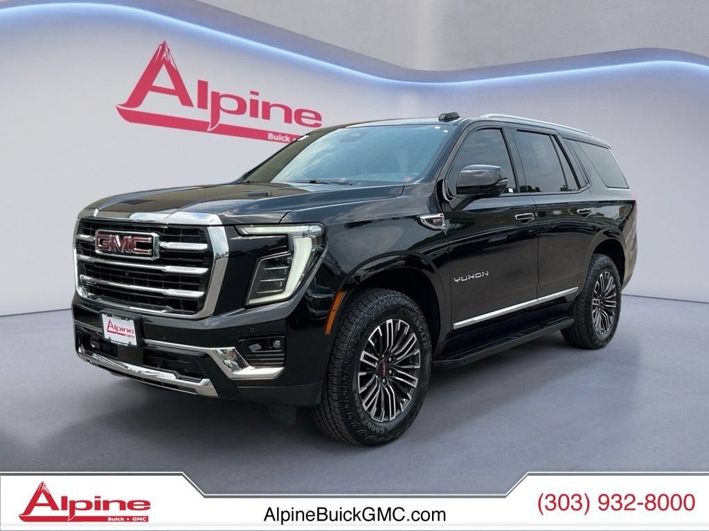 Onyx Black 2025 GMC Yukon SUV / Crossover Four-Wheel Drive Automatic