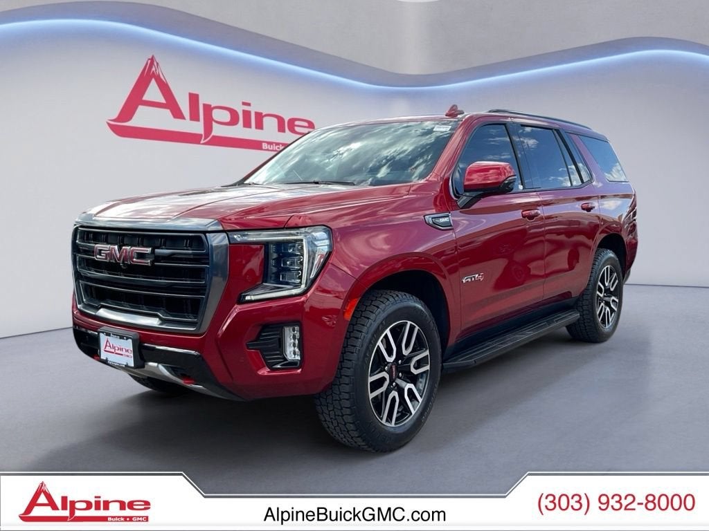 Volcanic Red Tintcoat 2024 GMC Yukon SUV / Crossover Four-Wheel Drive Automatic