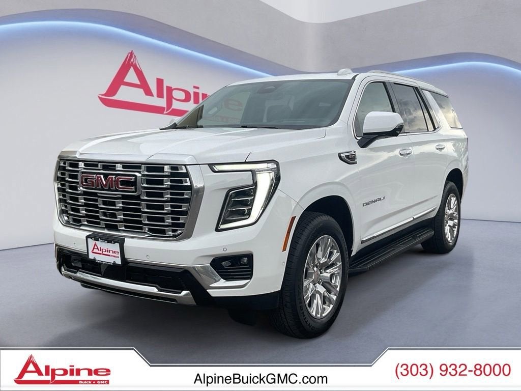 Summit White 2025 GMC Yukon SUV / Crossover Four-Wheel Drive Automatic