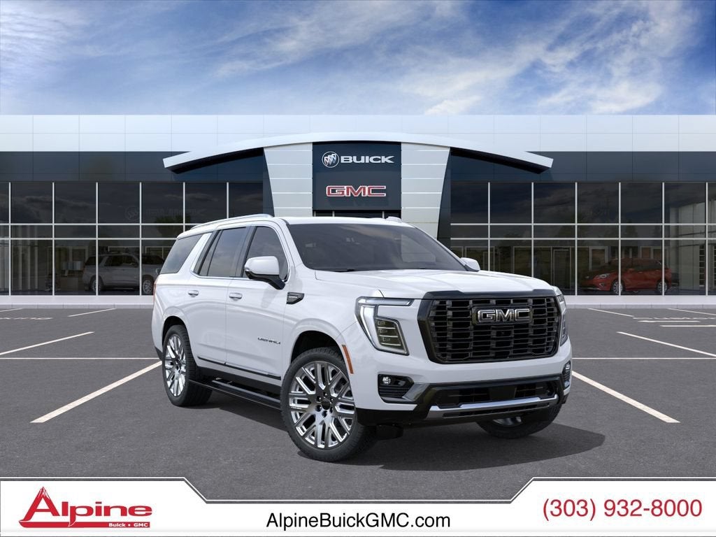 Glacier White Tricoat 2026 GMC Yukon SUV / Crossover Four-Wheel Drive Automatic