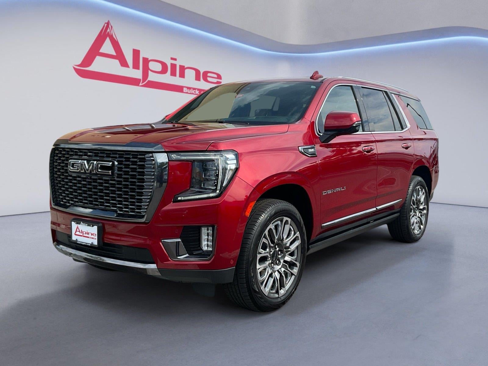 Volcanic Red Tintcoat 2024 GMC Yukon SUV / Crossover Four-Wheel Drive Automatic