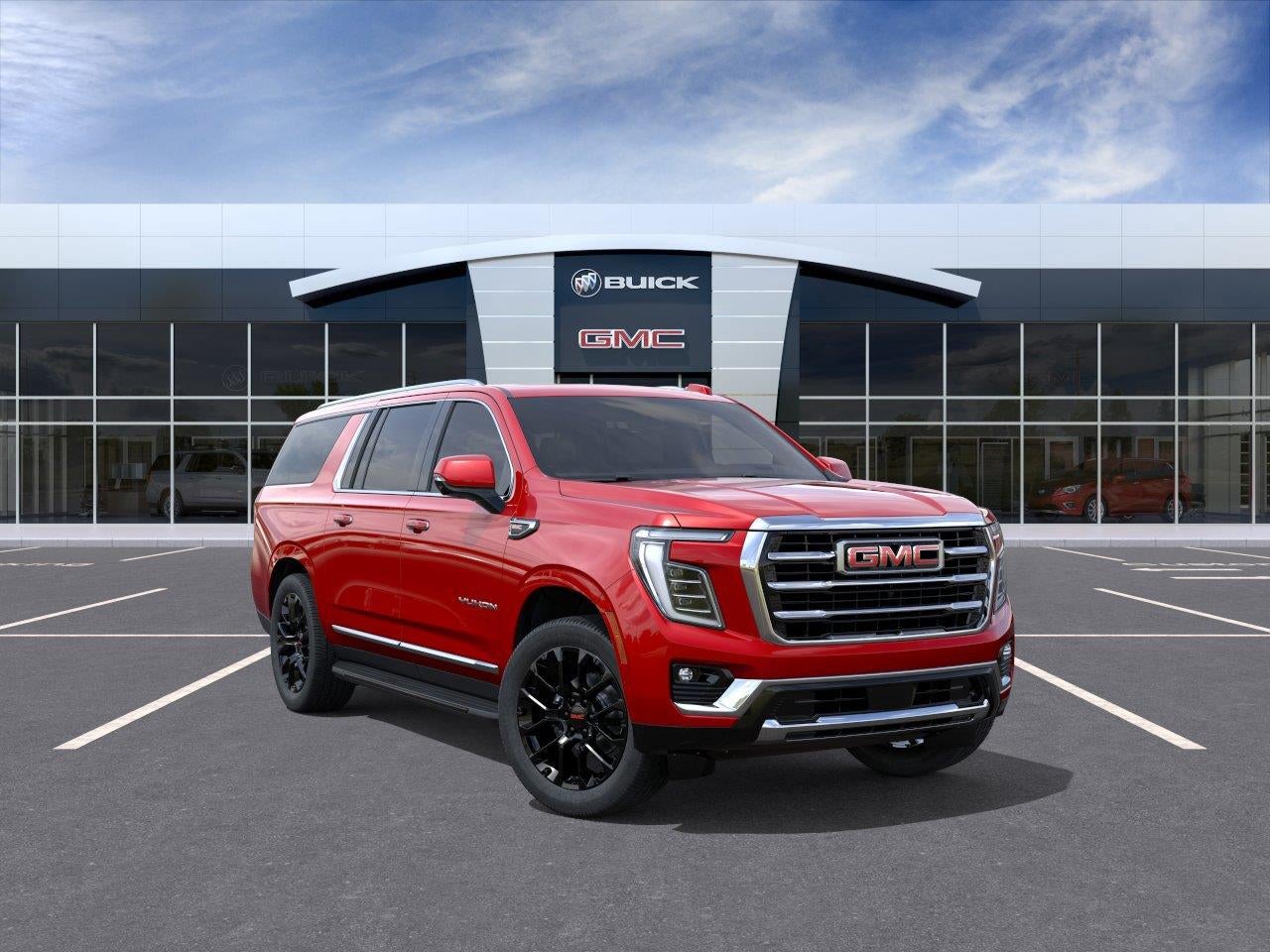Volcanic Red Tintcoat 2026 GMC Yukon XL SUV / Crossover Four-Wheel Drive Automatic