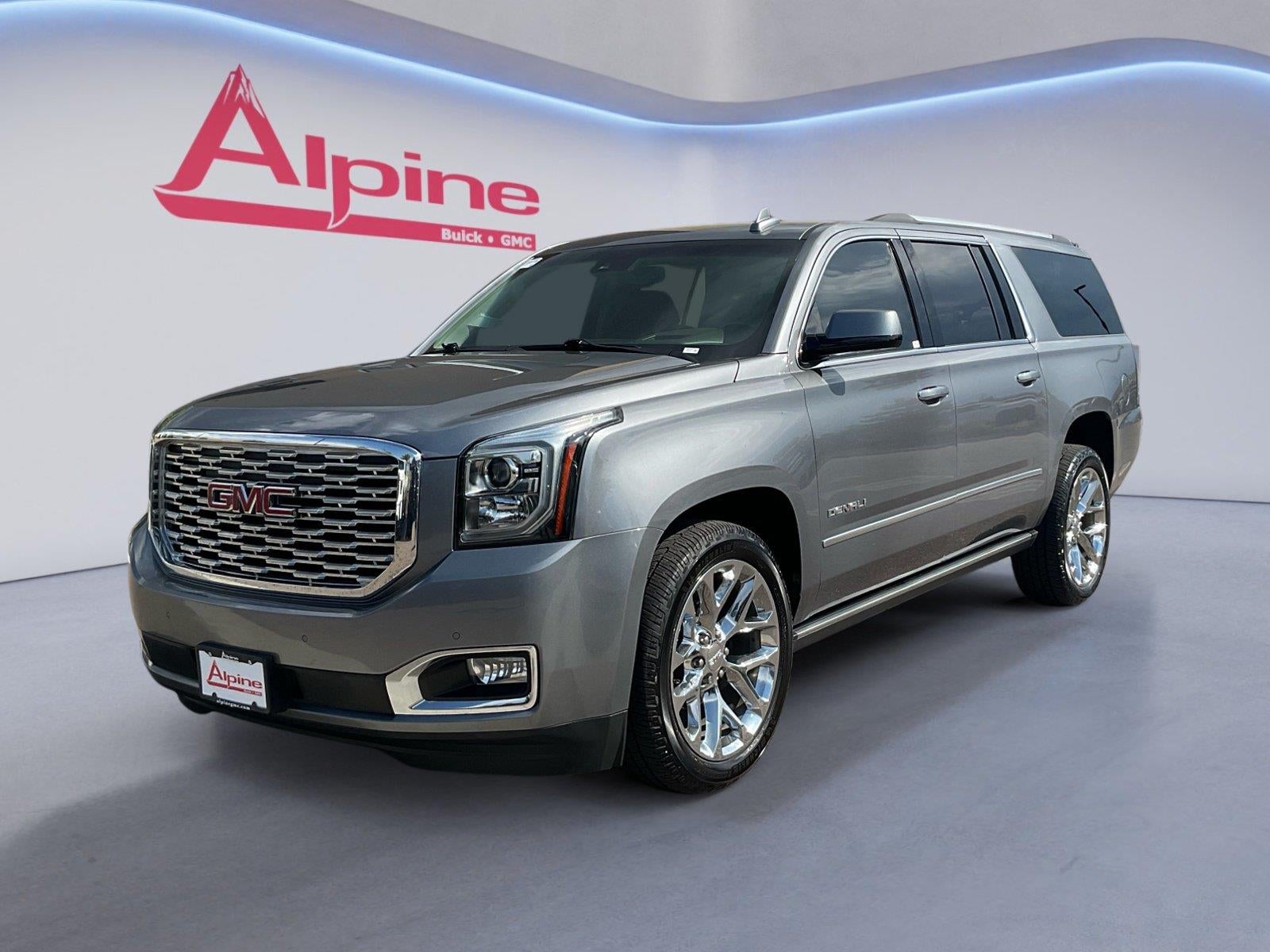 Gray (Satin Steel Metallic) 2020 GMC Yukon XL SUV / Crossover Four-Wheel Drive Automatic