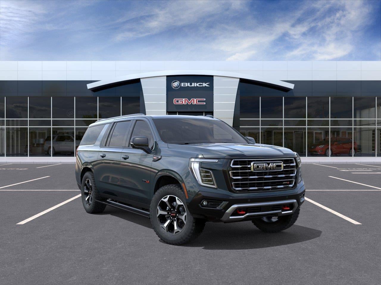 Gray 2026 GMC Yukon XL SUV / Crossover Four-Wheel Drive Automatic