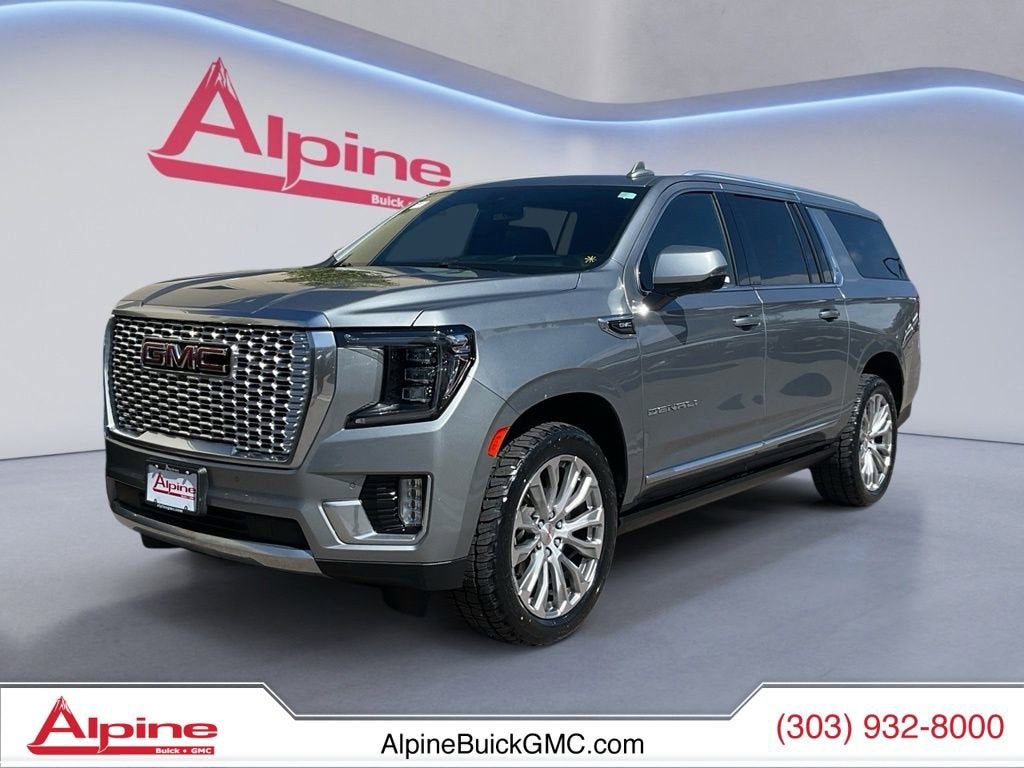 Sterling Metallic 2023 GMC Yukon XL Denali 4WD SUV / Crossover Four-Wheel Drive Automatic