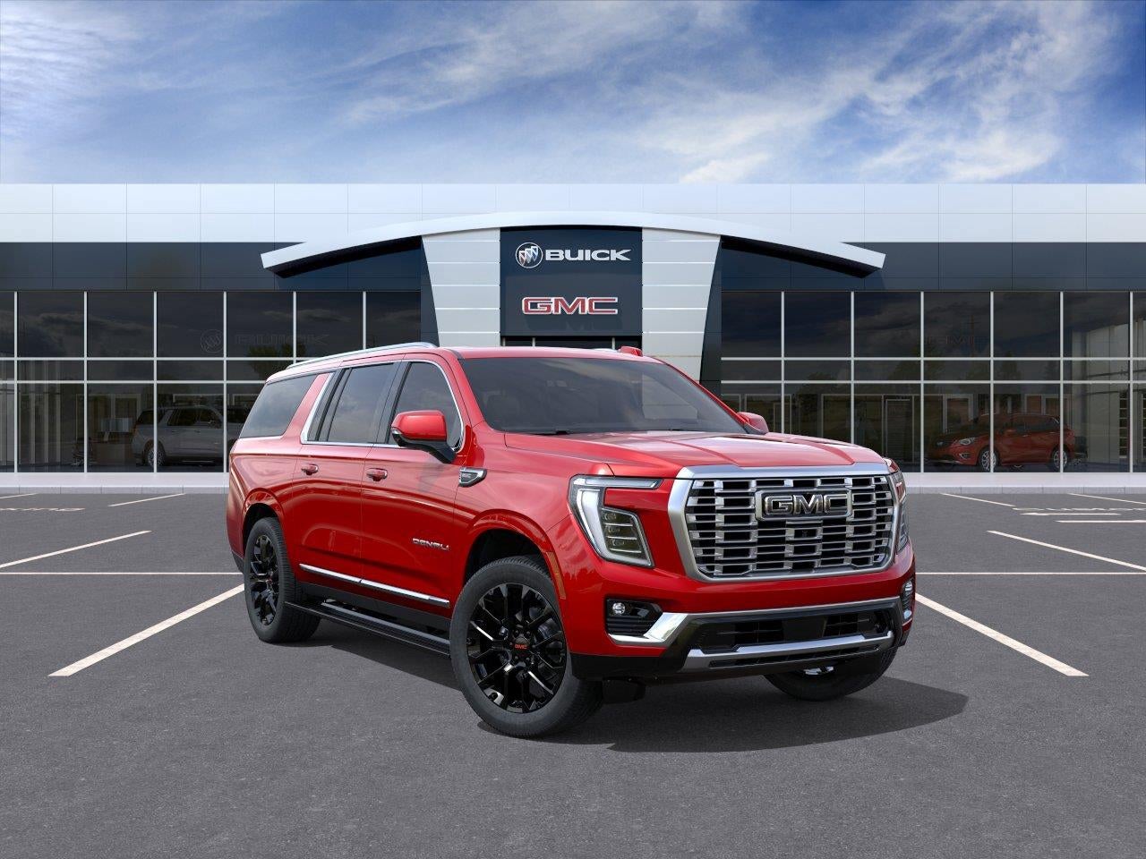 Volcanic Red Tintcoat 2026 GMC Yukon XL SUV / Crossover Four-Wheel Drive Automatic
