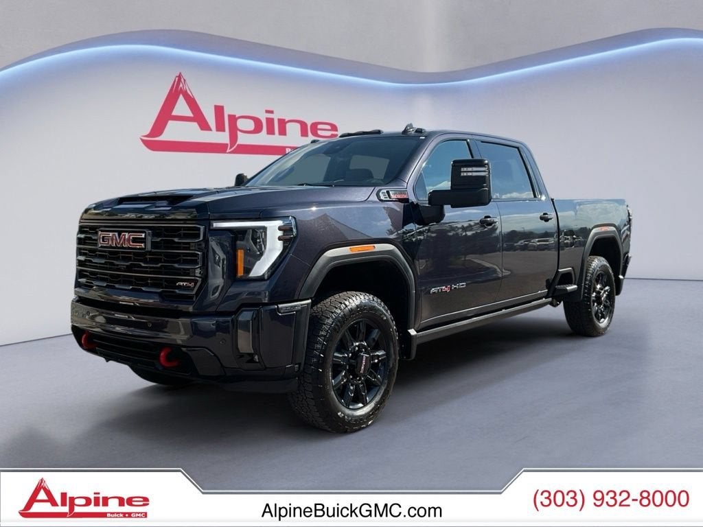 Titanium Rush Metallic 2024 GMC Sierra 2500HD Pickup Truck Four-Wheel Drive Automatic