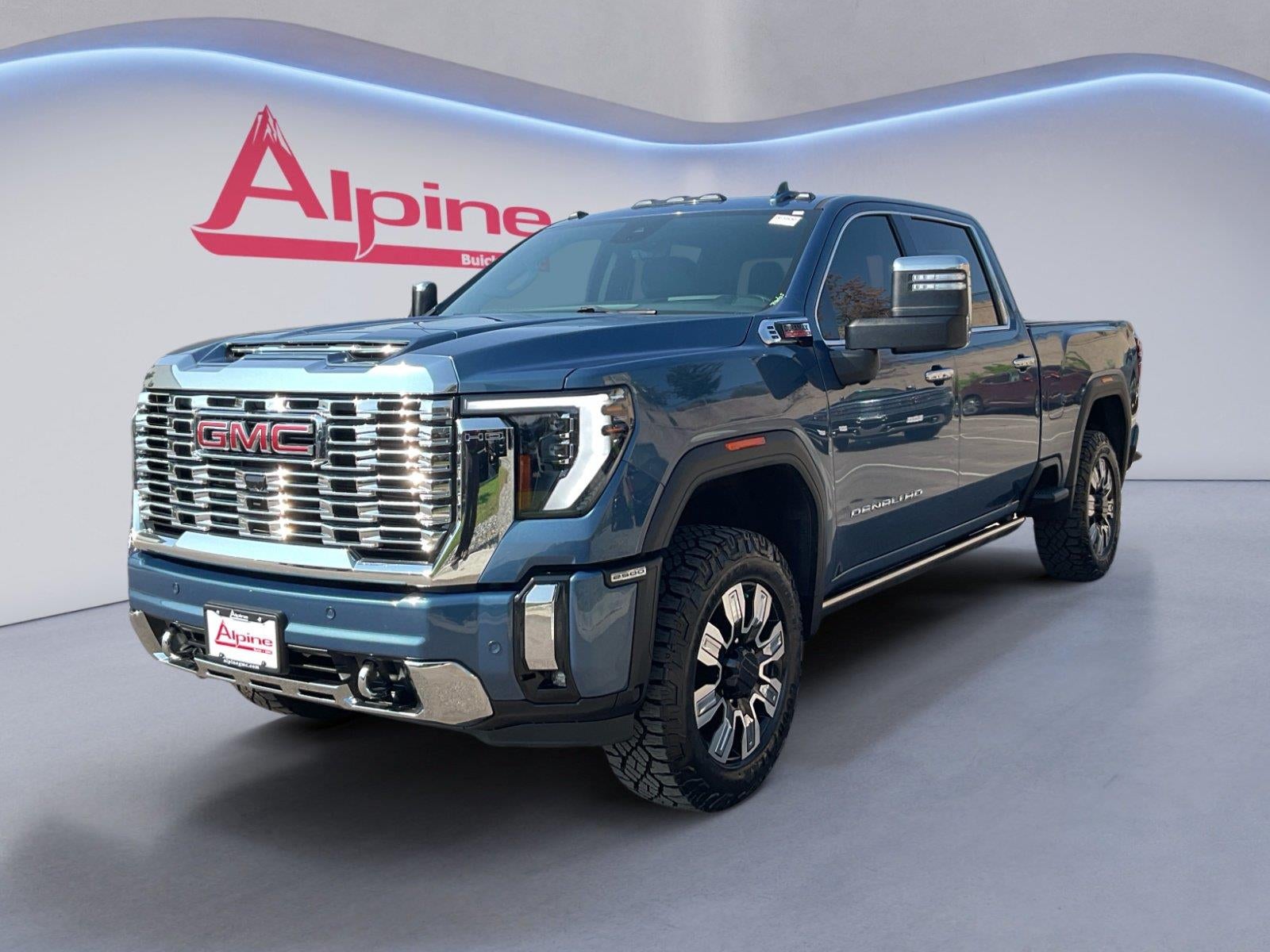 Downpour Metallic 2024 GMC Sierra 2500HD Pickup Truck Four-Wheel Drive Automatic