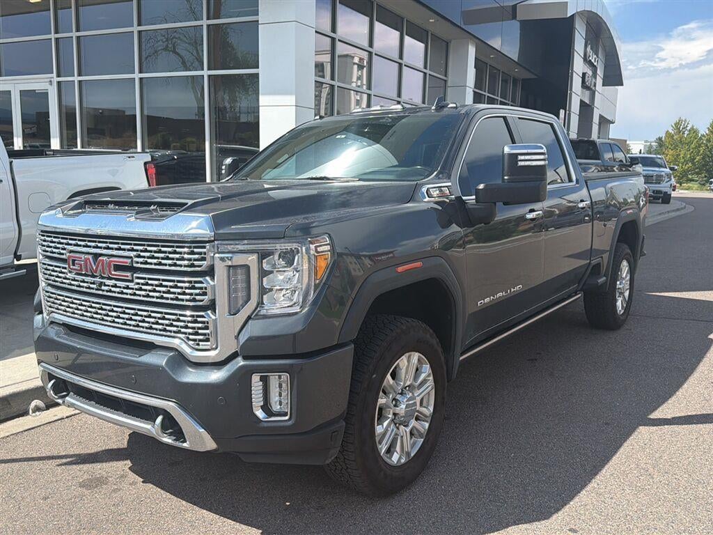 Hunter Metallic 2021 GMC Sierra 3500HD Pickup Truck Four-Wheel Drive Automatic