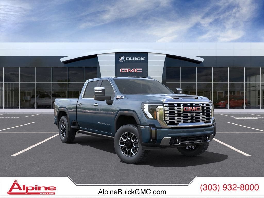 Downpour Metallic 2025 GMC Sierra 2500HD Pickup Truck Four-Wheel Drive Automatic
