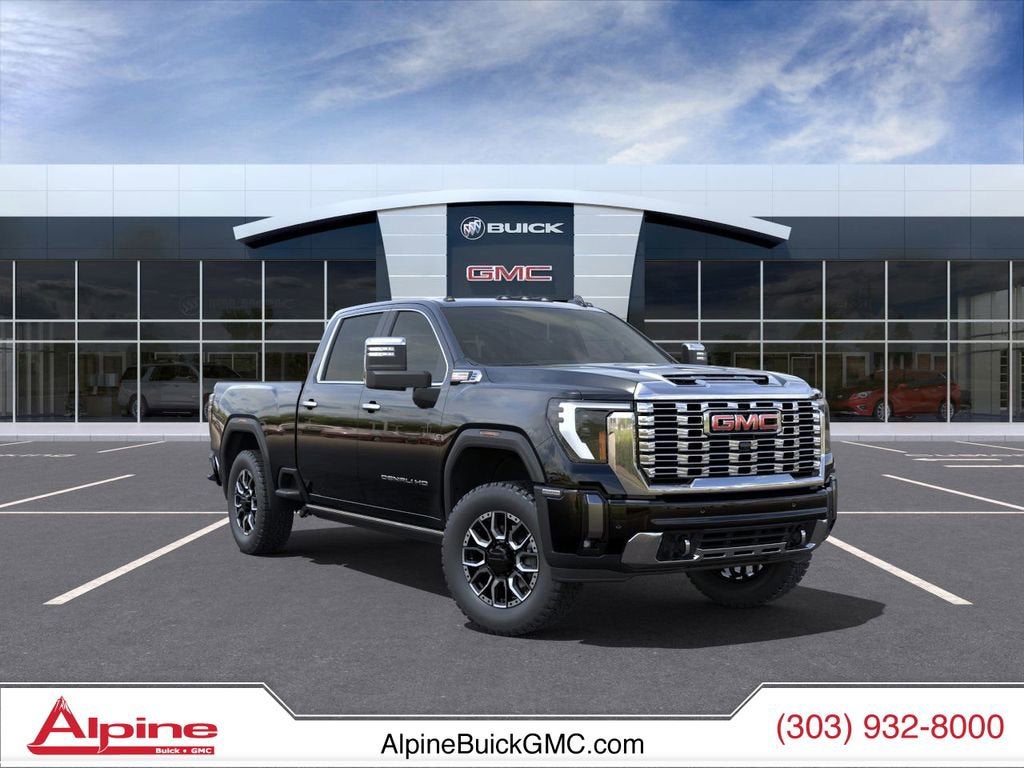 Onyx Black 2025 GMC Sierra 2500HD Pickup Truck Four-Wheel Drive Automatic