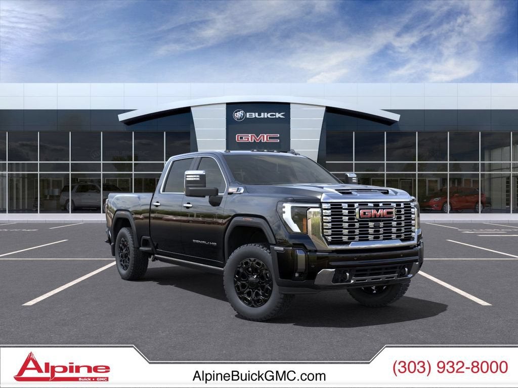 Onyx Black 2025 GMC Sierra 2500HD Pickup Truck Four-Wheel Drive Automatic