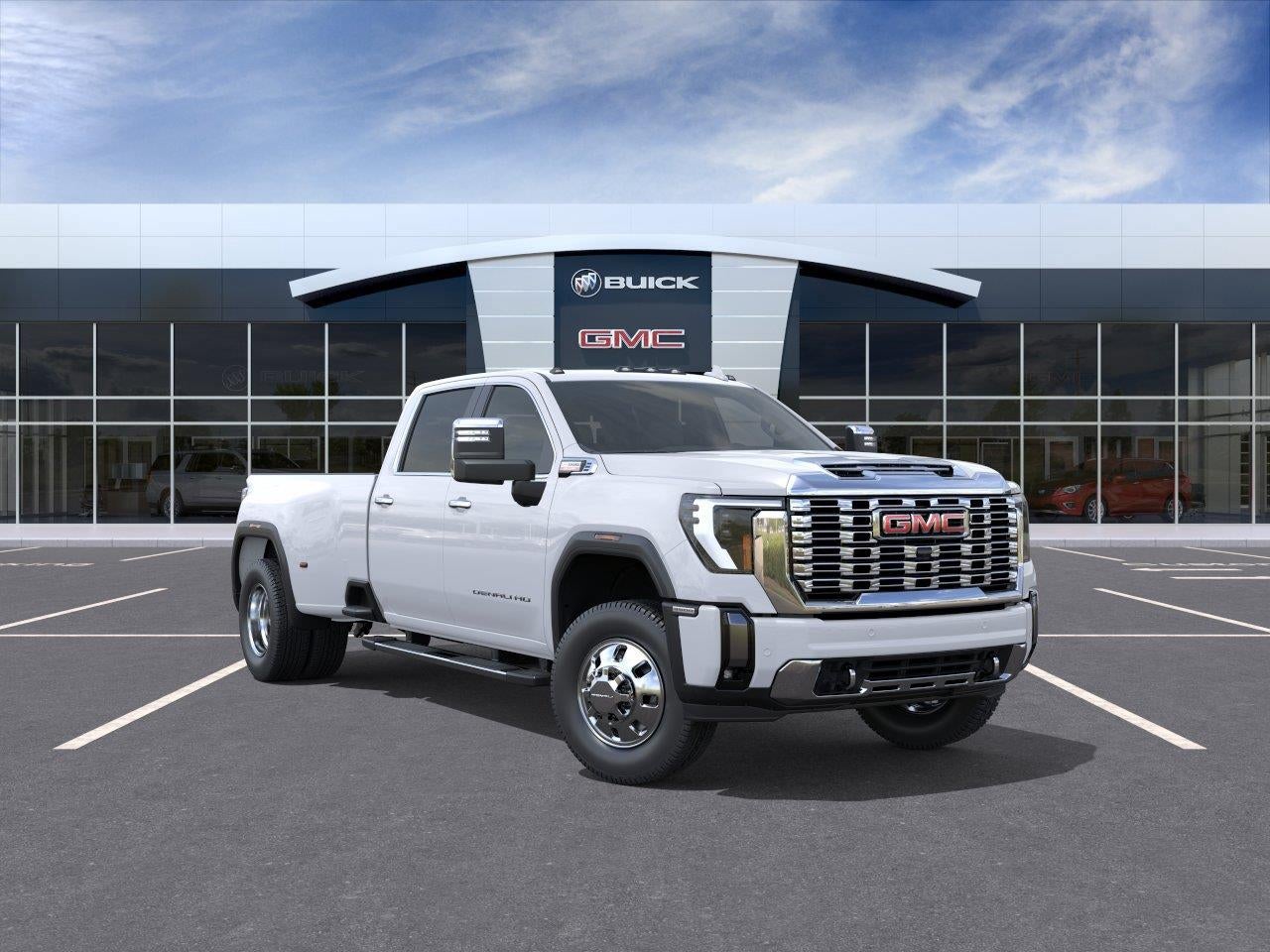 White 2026 GMC Sierra 3500HD Pickup Truck Four-Wheel Drive Automatic