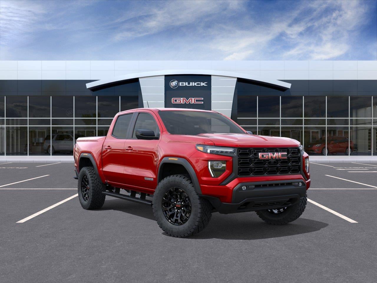 Red 2026 GMC Canyon Pickup Truck Four-Wheel Drive Automatic