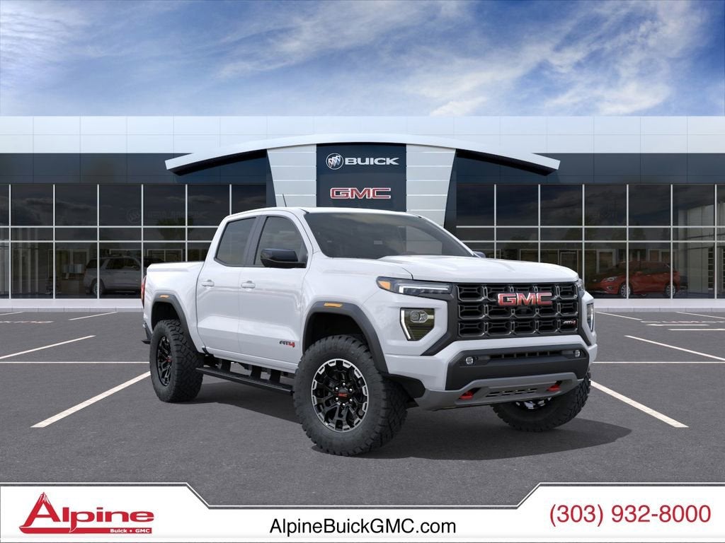 Summit White 2026 GMC Canyon Pickup Truck Four-Wheel Drive Automatic